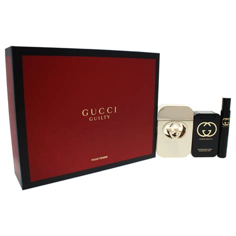 Gucci - Gucci Guilty Perfume Gift Sets for Women - 3 Pc Gift Set ...