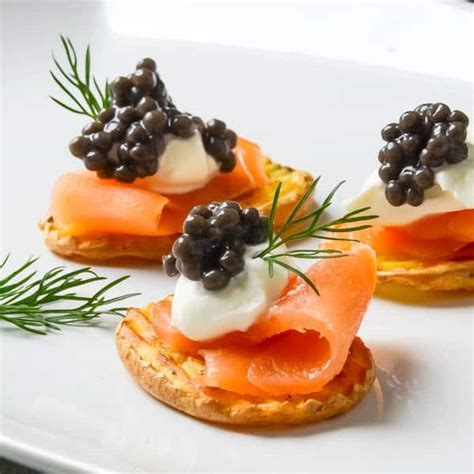 Elegant Smoked Salmon Canapés - Garlic & Zest