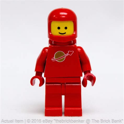 LEGO Vintage Original sp005 Classic Red Space Astronaut Minifigure with Airtanks - The Brick Bank