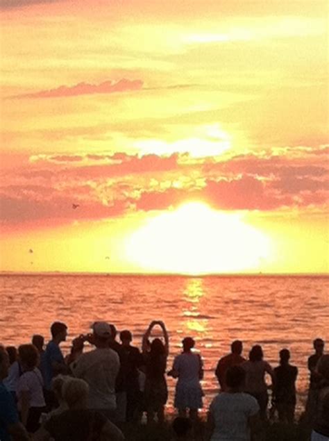 Cape May Resort Blog: Sunset Beach Cape May NJ Flag Ceremony