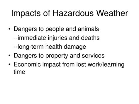 PPT - Bad Things Happen: Teaching about Hazardous Weather PowerPoint ...