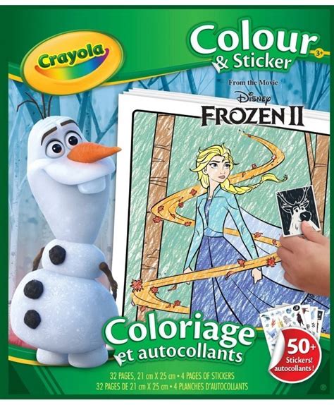 CRAYOLA Frozen coloring & stickering book (ENGLISH) 04-5864 buy in the online store at Best ...