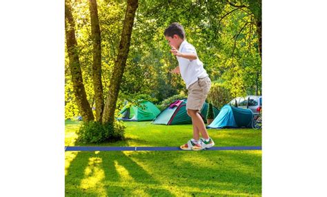 Ninja Warrior Obstacle Course Line Kit, 40' Slackline & 7 Hanging Obstacles | Groupon