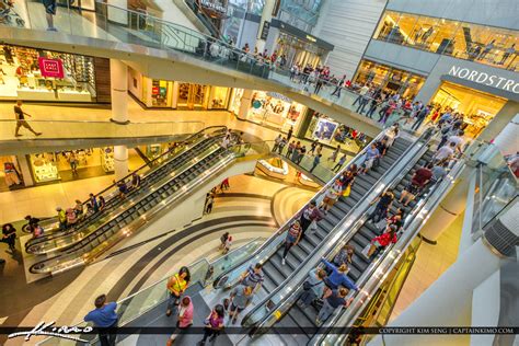 Toronto Canada Ontario Escalator Nordstrom Toronto Eaton Centre | Royal Stock Photo