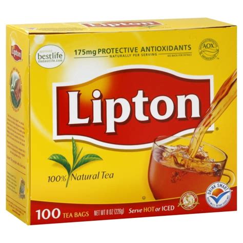 Lipton Tea Bags 100% Natural