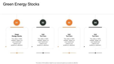 Green Energy Stocks Dividends PowerPoint Presentation and Slides | SlideTeam