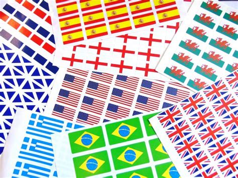 Flag Stickers - Minilabels