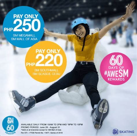 SM Ice Skating Promo for SM MALL of Asia, Megamall, South Mall and Seaside Cebu | 1PisoFare ...