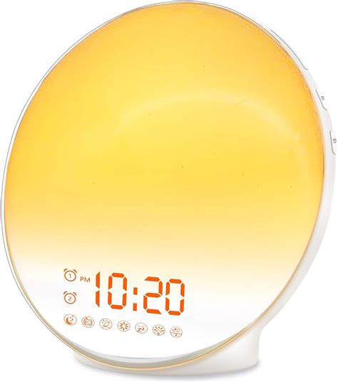 Amazon.com: JALL Wake Up Light Sunrise Alarm Clock for Kids, Heavy Sleepers, Bedroom, with ...