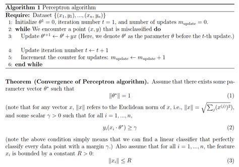 1 Perceptron algorithm: proof of convergence (40 pts) | Chegg.com