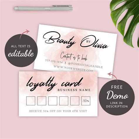 Customer Loyalty Card Template Free - Tisnyi.com