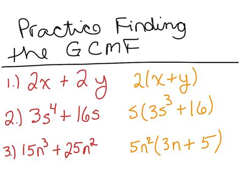 Worksheet On Common Monomial Factoring - Breadandhearth