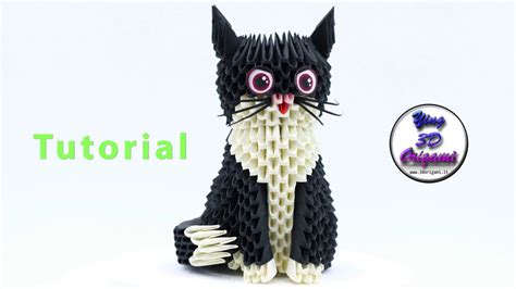 Origami 3D Cat Tutorial: A Step-by-Step Guide to Creating Your Own Origami Cat – easy origami ...