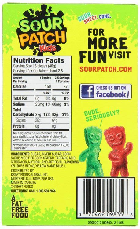 Are Sour Patch Kids Vegan? Are Sour Patch Kids Vegetarian?? – The Vegan's Pantry