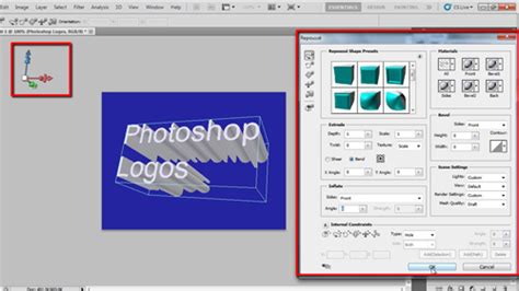 How to design a logo with 3d effect in Adobe Photoshop | HowTech