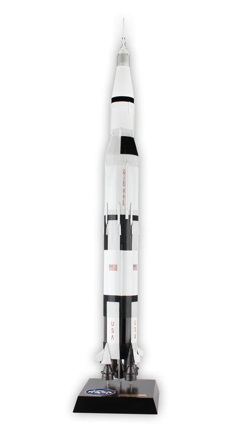 NASA - Apollo Saturn V Rocket Model - 1/100 Scale Model - Moon Rocket