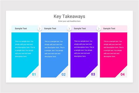 Key Takeaways PowerPoint Template | Nulivo Market