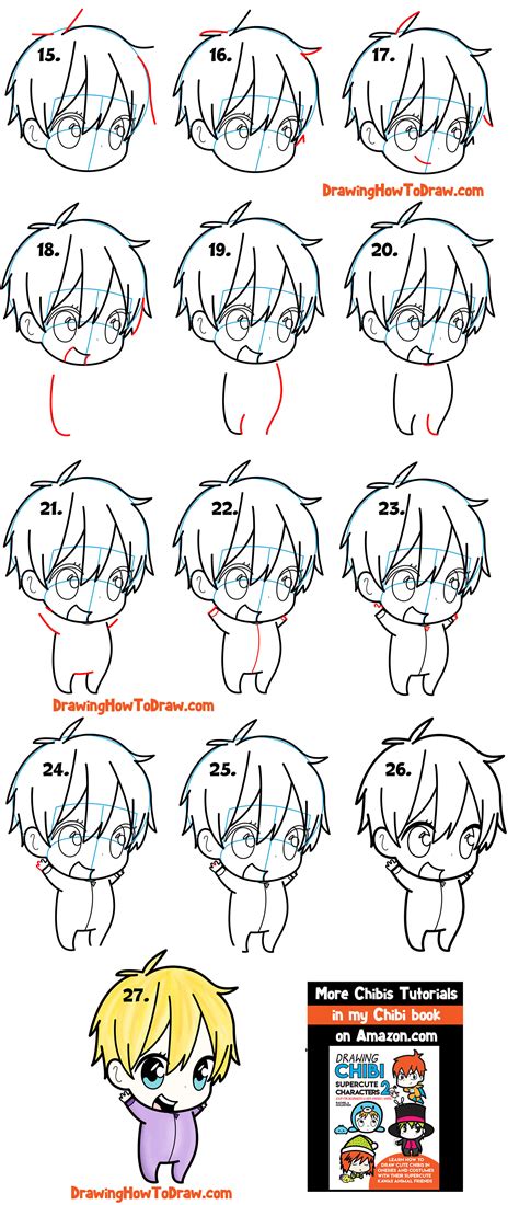 How to Draw a Cute Chibi Boy Easy Step by Step Drawing Tutorial for Kids & Beginners – How to ...