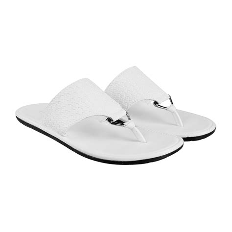 Ledero White flip flops for men | Buy Flip Flops for Men | LEDERO