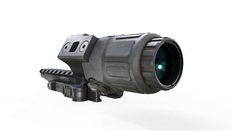 3D model EOTech G33 3x Flip to Side Magnifier VR / AR / low-poly | CGTrader