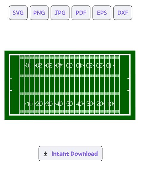 Football Field in Colour SVG, Field SVG File,football Field Clipart ...