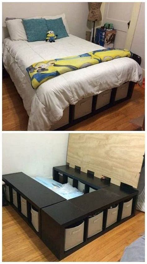 Diy Bed Frame With Storage