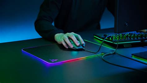 Razer made a brighter and thinner version of its original RGB mouse pad | PC Gamer