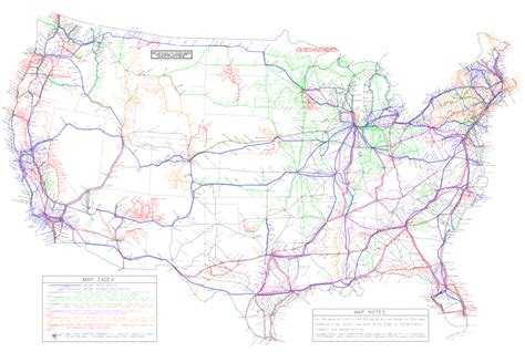 Map: US bus and Amtrak routes – FlowingData