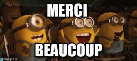 Merci Beaucoup GIF - Merci Minions Despicable Me - Discover & Share GIFs