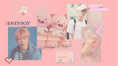 Jimin PC Aesthetic Pink Wallpapers - Top Free Jimin PC Aesthetic Pink ...