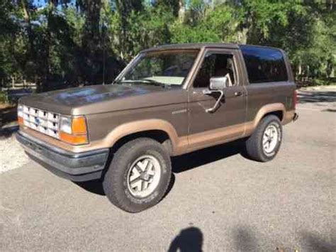 Ford Bronco Ii Eddie Bauer 1989 | Original Eddie Bauer: One-Owner Cars For Sale