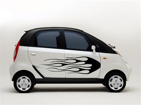 Commerce Guruji: Modified Tata Nano white colour