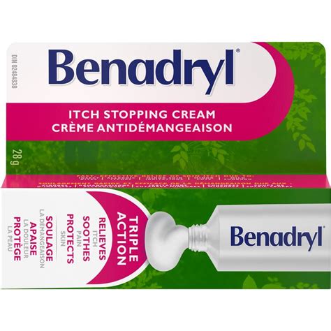 Benadryl Benadryl Itch Relief Cream, 28 Grams 28.0 G - CTC Health