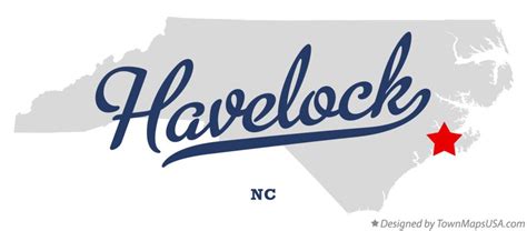 Map of Havelock, NC, North Carolina