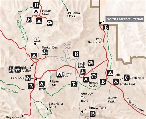 Printable Joshua Tree Trail Map