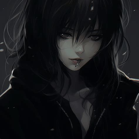 Shadowy Anime Girl Profile - dark anime pfp female - Image Chest - Free Image Hosting And ...