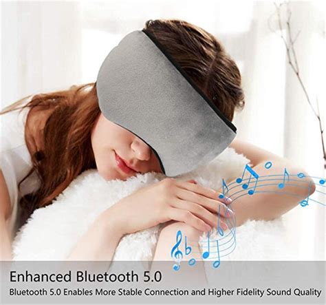 Better Sleep Cloud Sleeping Mask with Wireless Bluetooth Headphones ...