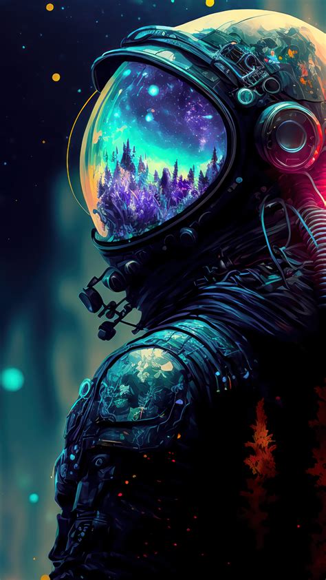 Astronaut Digital Art 4K #6091k Wallpaper iPhone Phone