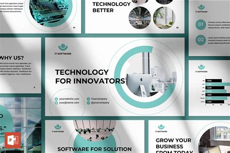 IT Software PowerPoint Presentation Template on Behance