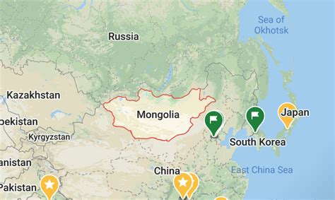 Mongolia Map | Mongolia Travel Guide - Koryo Tours