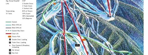 Red River Ski Area Trail Map • Piste Map • Panoramic Mountain Map