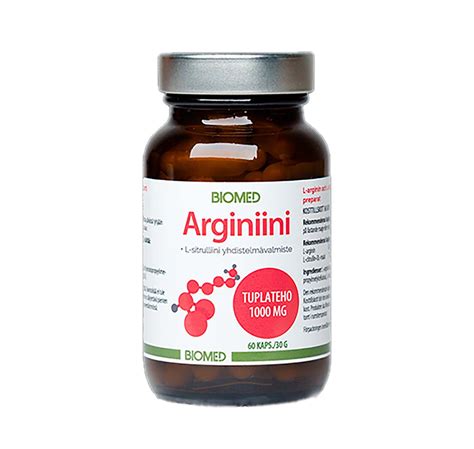 Arginine, 60 caps. – Nordic Immunity Supplements