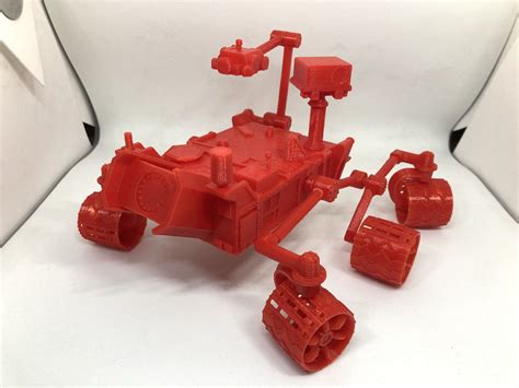 A 3D printed scaled model of the actual Mars Rover 3d Printing Diy, Mars, Miniatures, Printed ...