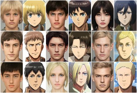 I made more realistic AOT characters & changed some.. (thanks to Artbreeder) : ShingekiNoKyojin ...