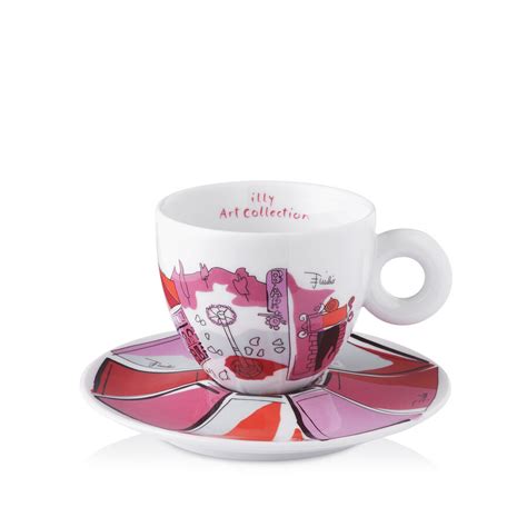 Cappuccino cups - illy Art Collection Emilio Pucci - illy Shop