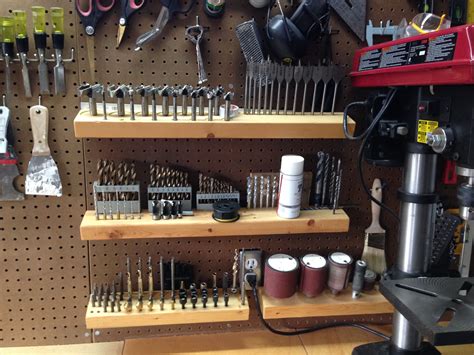 Drill bit storage. Easy to adapt to french cleat. Workshop Storage ...