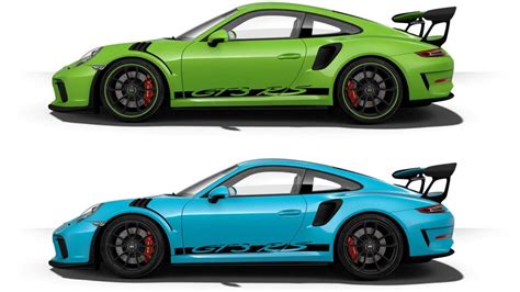 2019 Porsche 911 GT3 RS Color Options