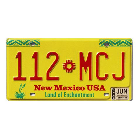 2000 New Mexico #112-MCJ | Classic Old New Mexico Plates