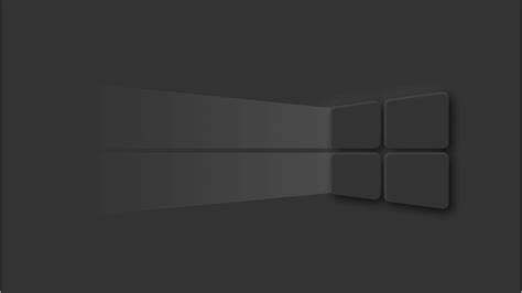 3840x2160 Resolution Windows 10 Dark Mode Logo 4K Wallpaper ...