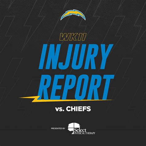 Los Angeles Chargers on Twitter: "wednesday's chiefs-chargers injury report → https://t.co ...